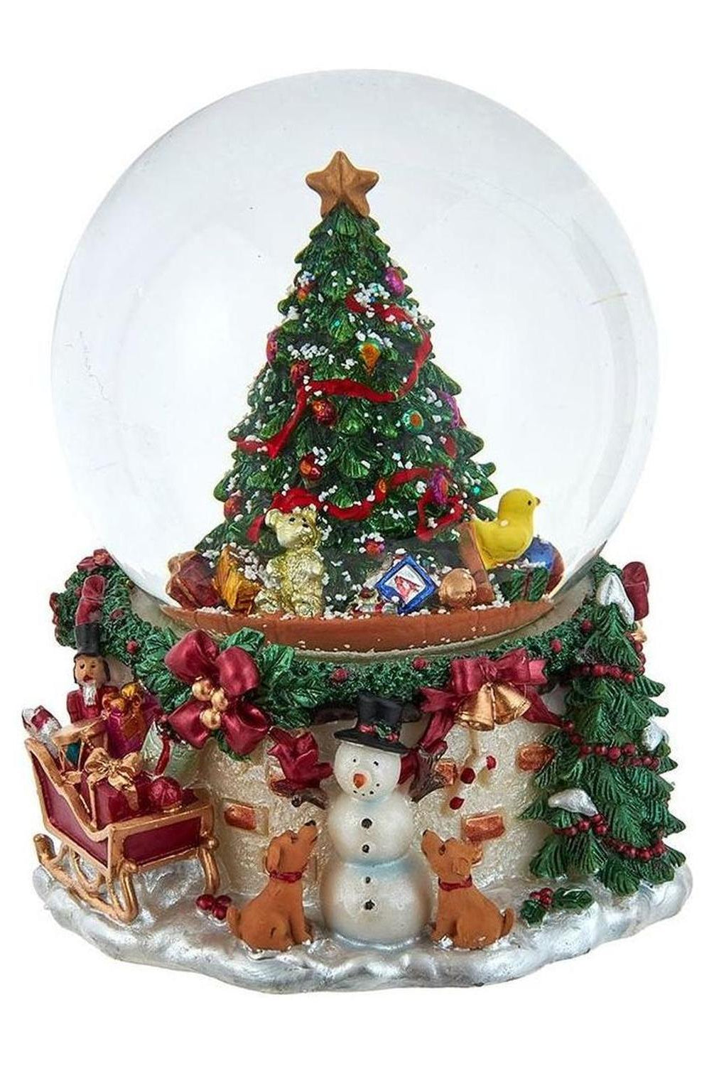 Kurt Adler 6-Inch Christmas Tree Revolving Music Box