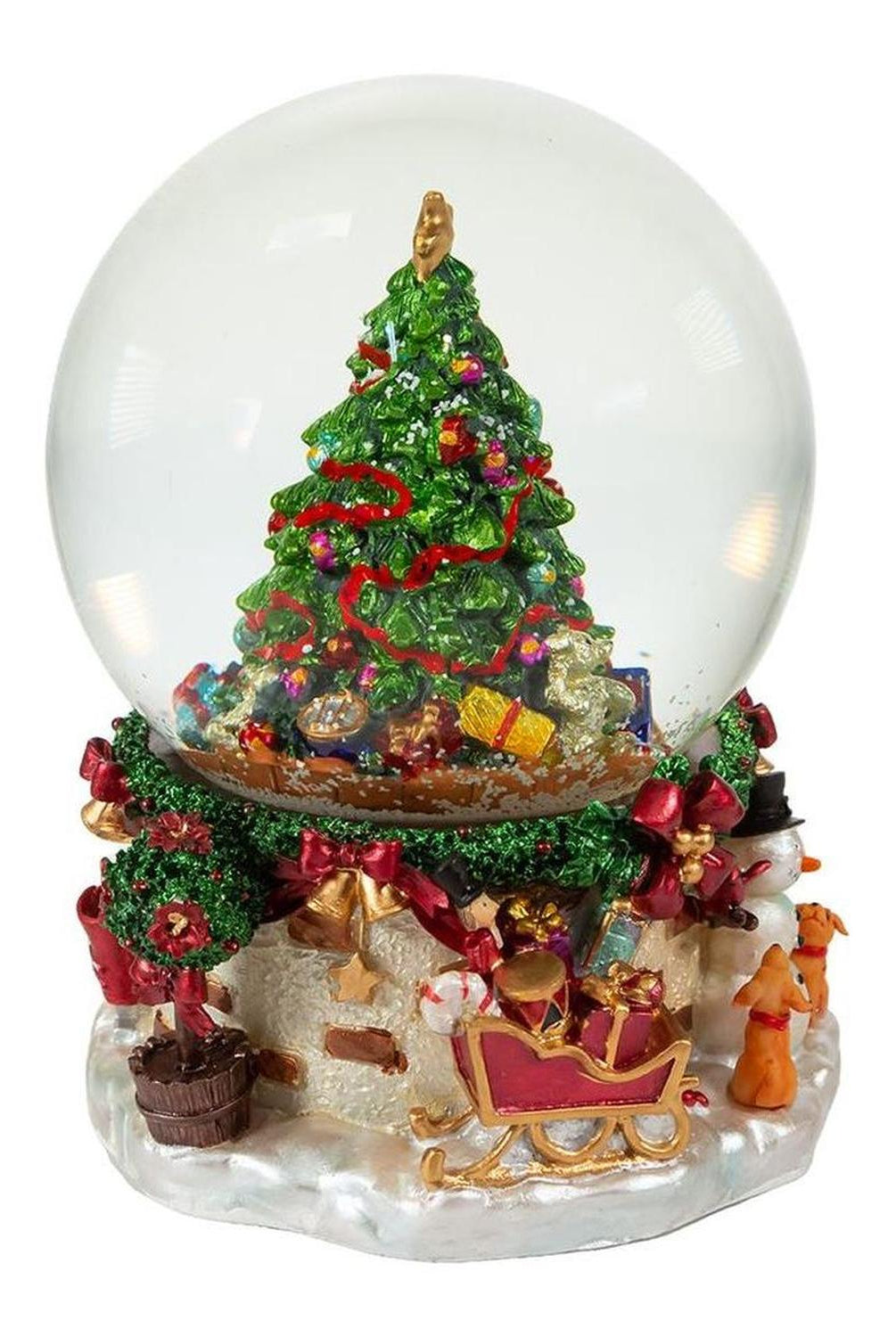 Kurt Adler 6-Inch Christmas Tree Revolving Music Box