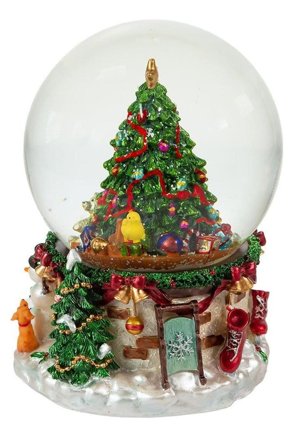 Kurt Adler 6-Inch Christmas Tree Revolving Music Box