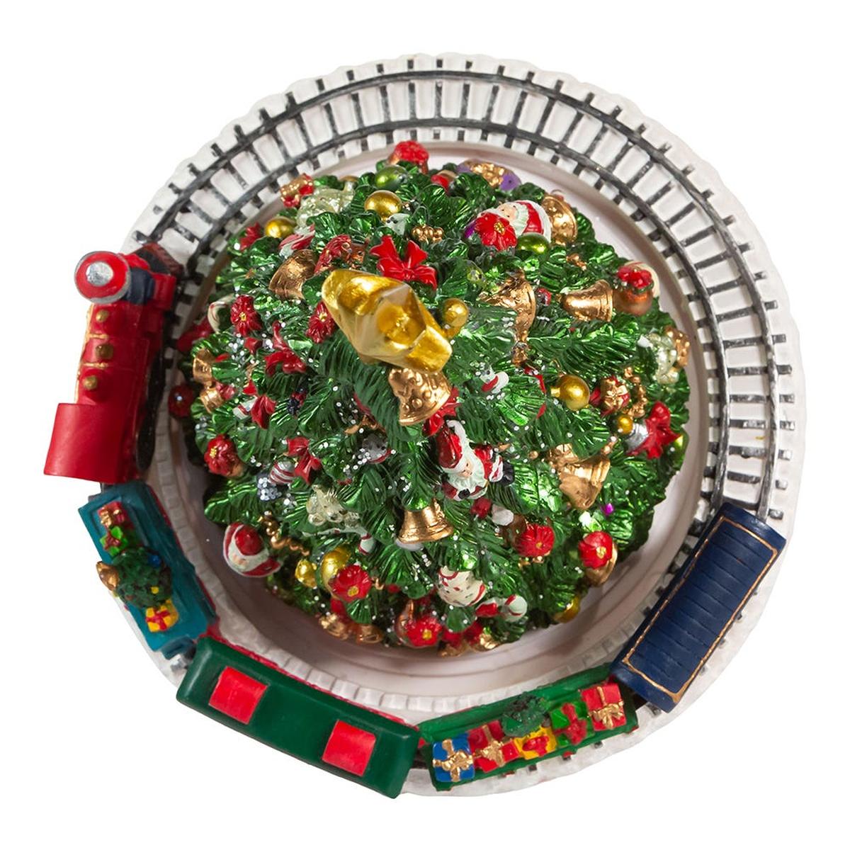 Shop For Kurt Adler 6 - Inch Christmas Tree with Revolving Train Music Box
