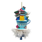 Shop For Kurt Adler 6.25" Hollywood Hats Alice Teaparty Ornament