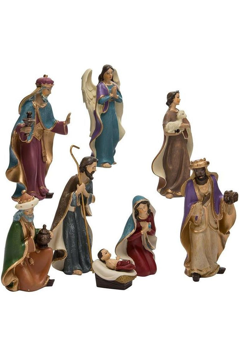 Shop For Kurt Adler 6.25 - Inch Resin Nativity Set of 8 Pieces