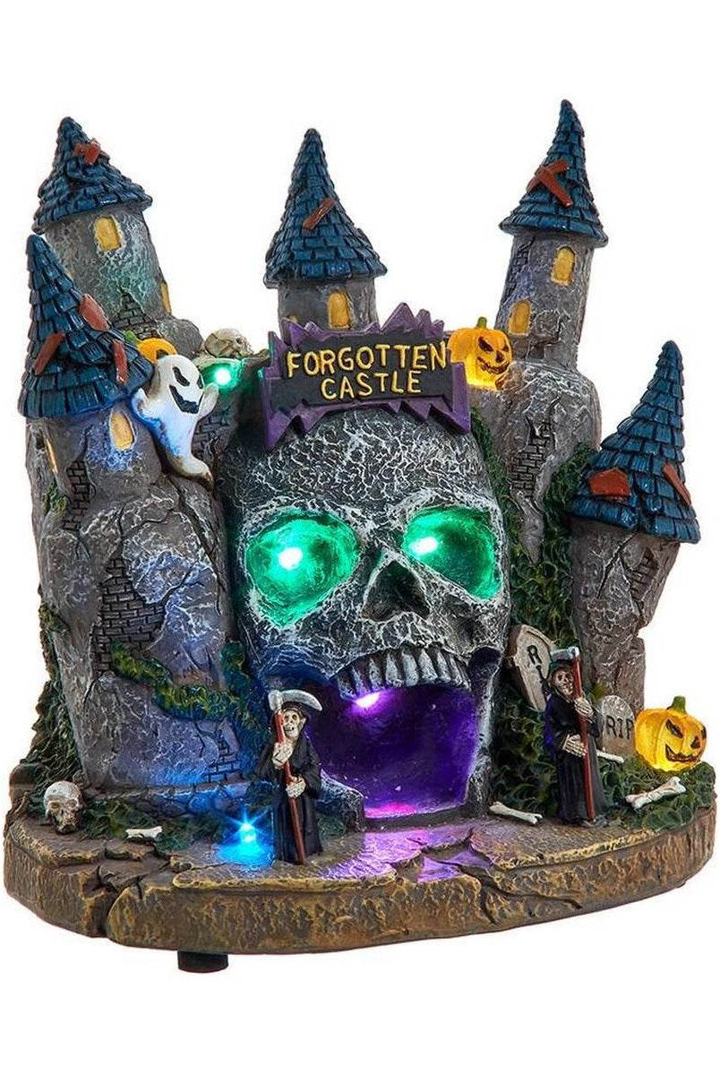 Shop For Kurt Adler 6.4" Multicolor LED Lighted Skull Castle