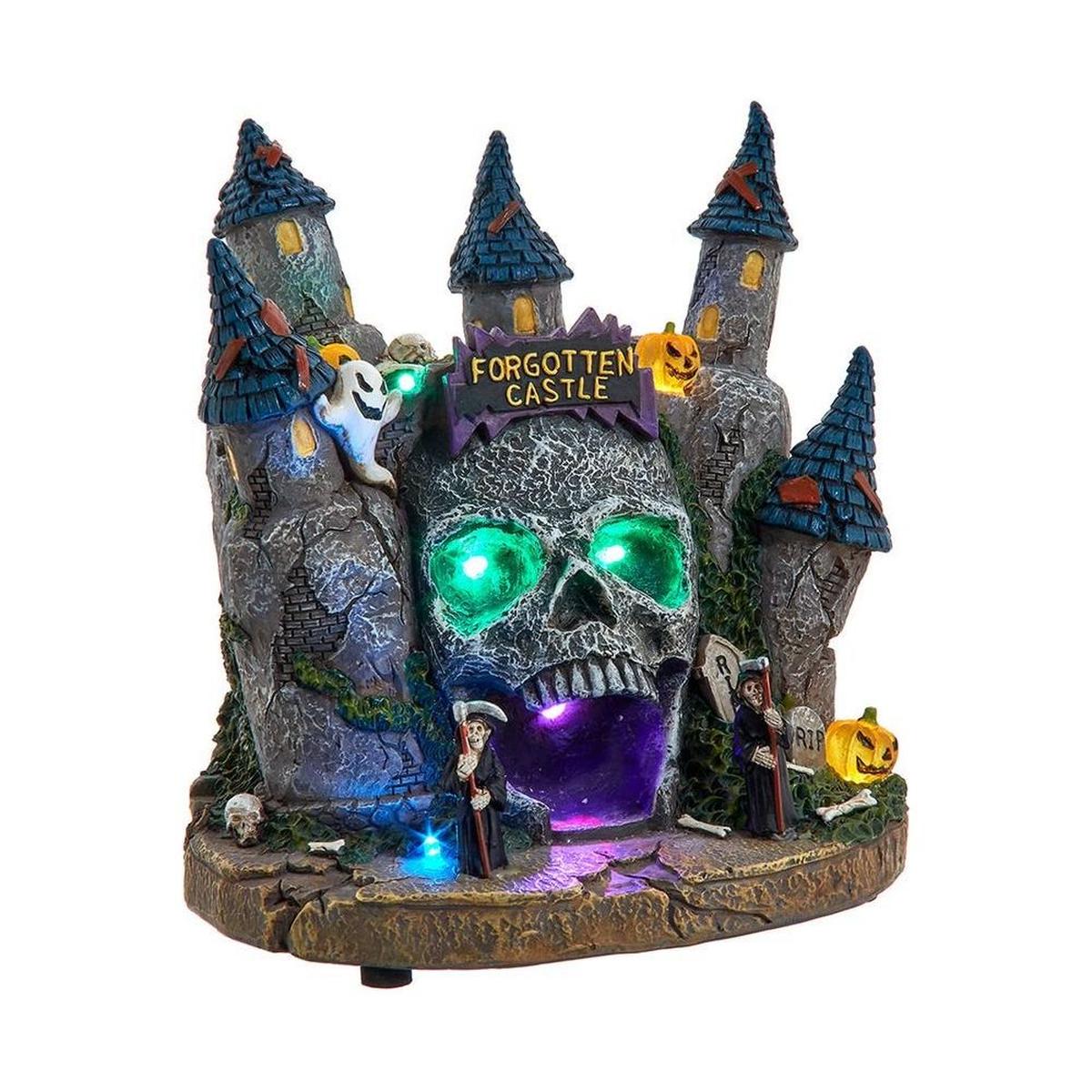 Shop For Kurt Adler 6.4" Multicolor LED Lighted Skull Castle