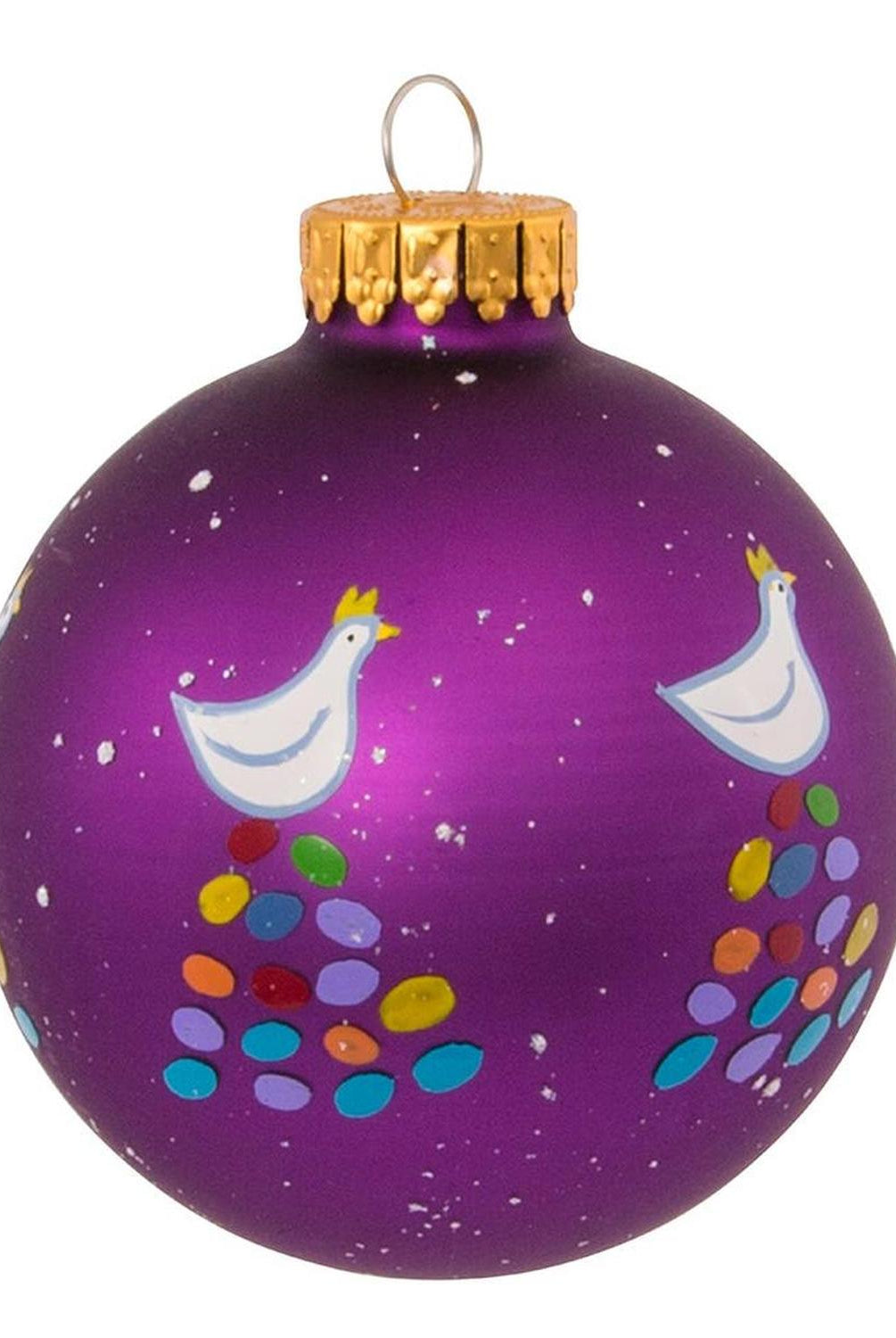 Kurt Adler 65MM Glass 12 Days Of Christmas Ball Ornaments, Set of 12
