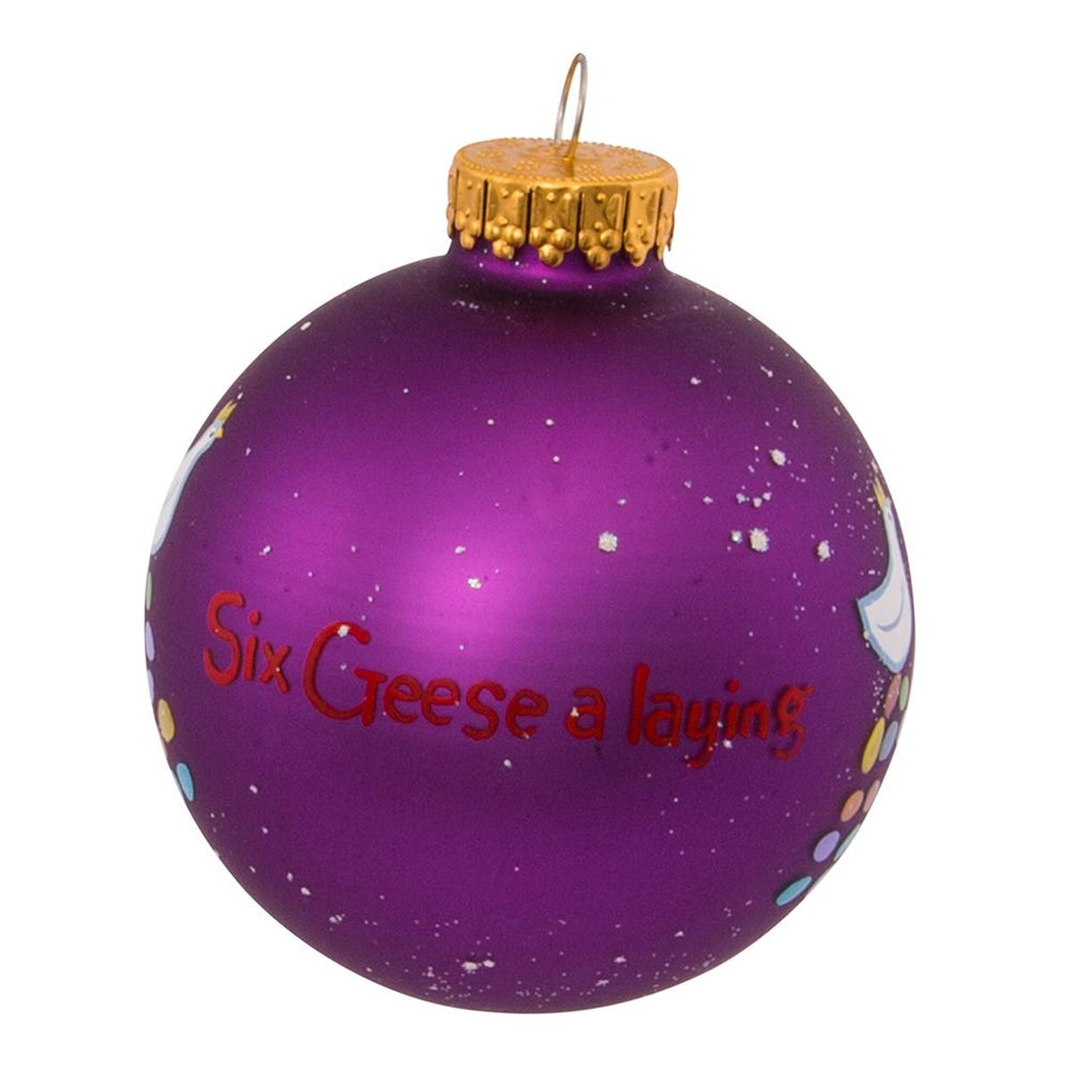 Shop For Kurt Adler 65MM Glass 12 Days Of Christmas Ball Ornaments, Set of 12