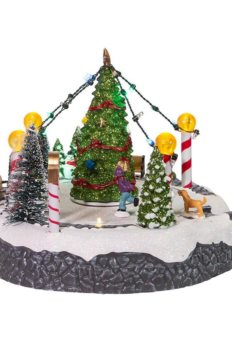 Shop For Kurt Adler 7 - Inch Battery - Operated Musical LED Ice Rink