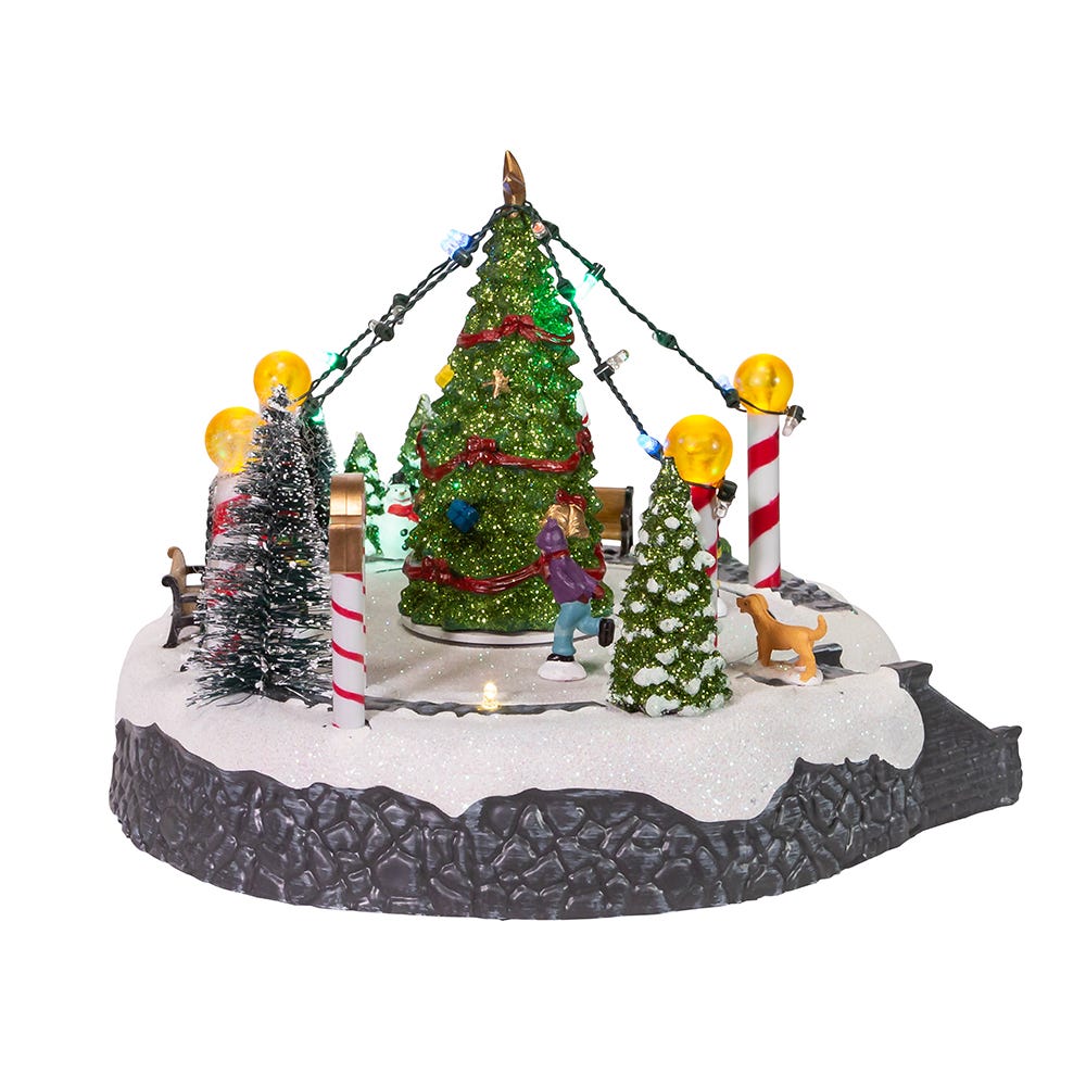 Shop For Kurt Adler 7 - Inch Battery - Operated Musical LED Ice Rink