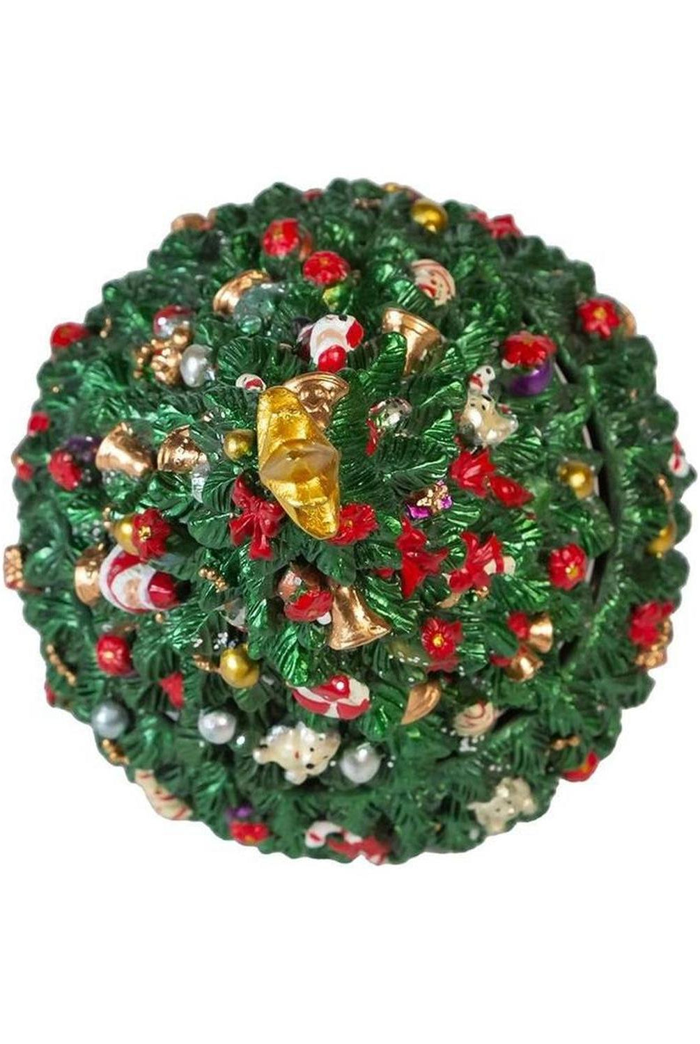 Kurt Adler 7-Inch Christmas Tree Revolving Music Box