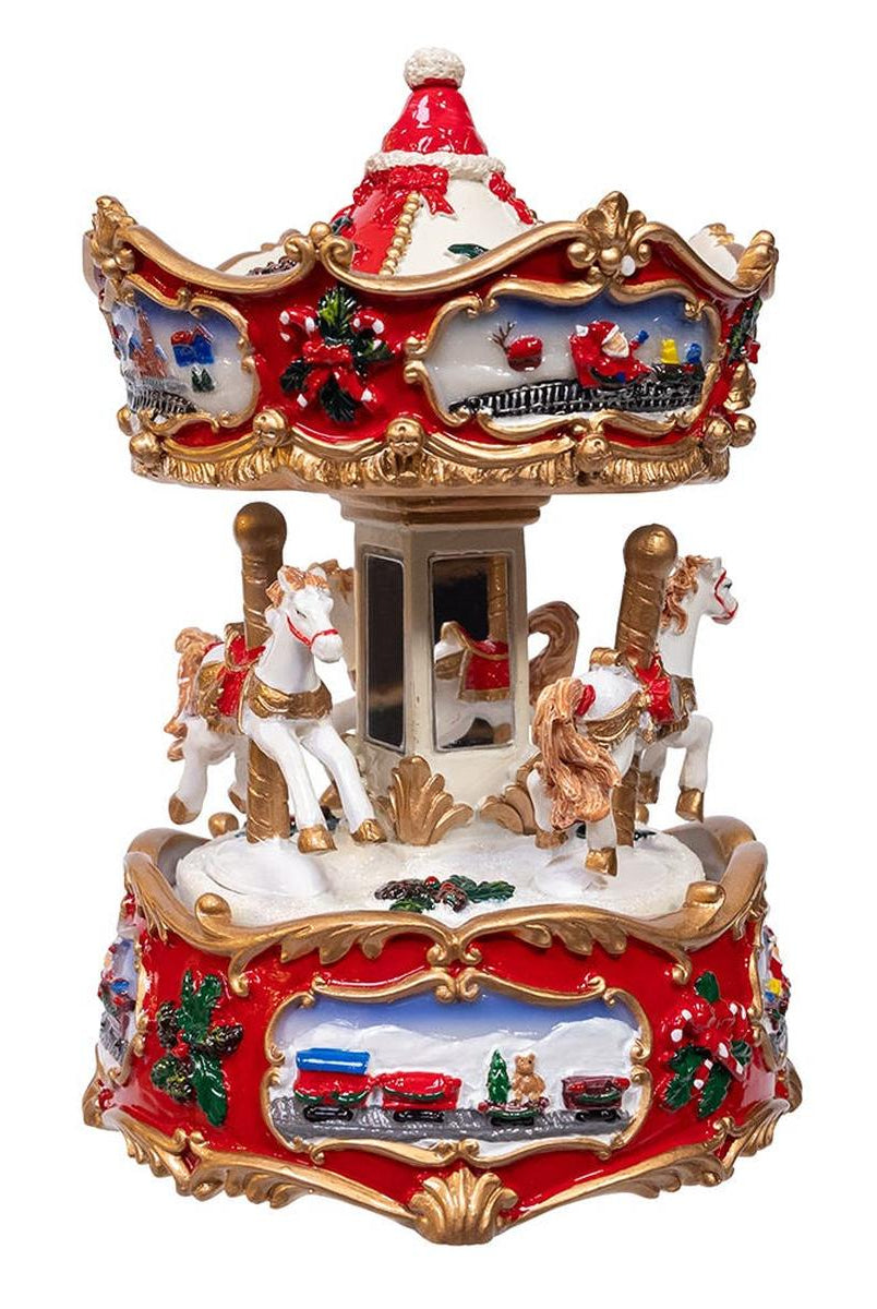 Shop For Kurt Adler 7 - Inch Wind - Up Musical Carousel Table Piece