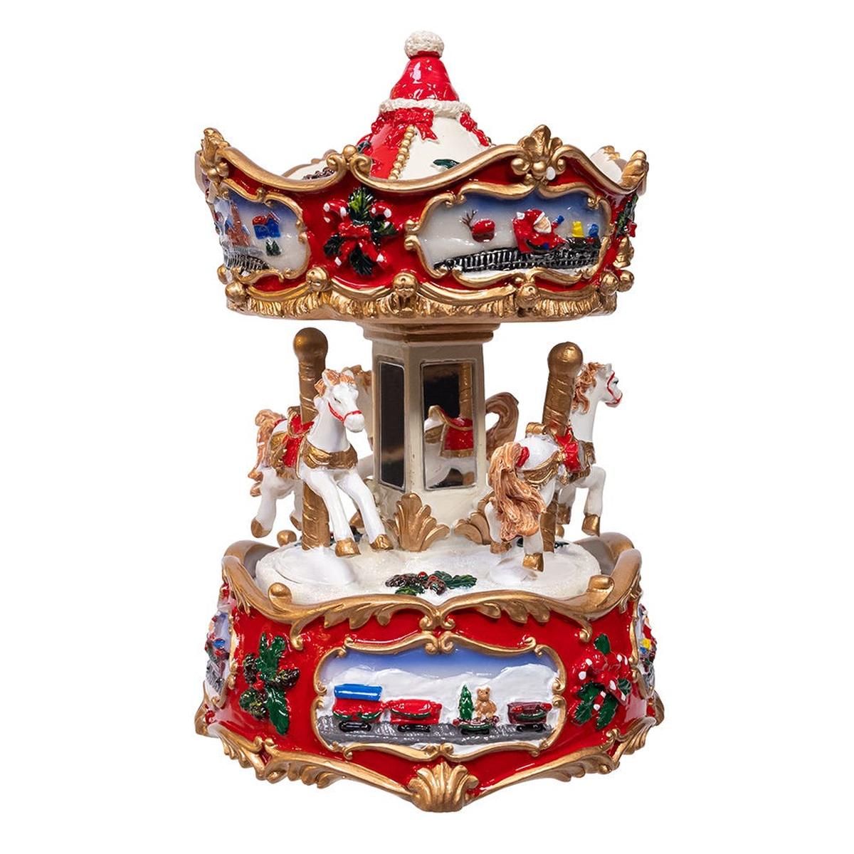 Shop For Kurt Adler 7 - Inch Wind - Up Musical Carousel Table Piece