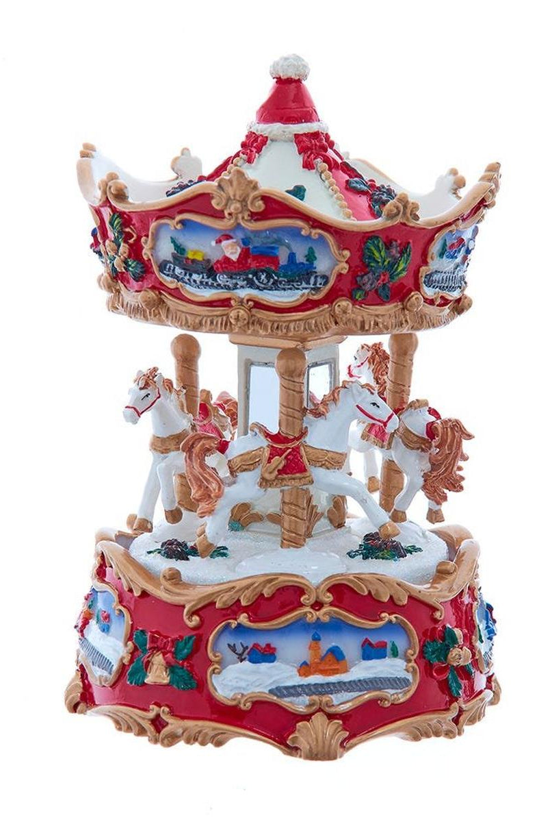 Shop For Kurt Adler 7 - Inch Wind - Up Musical Carousel Table Piece