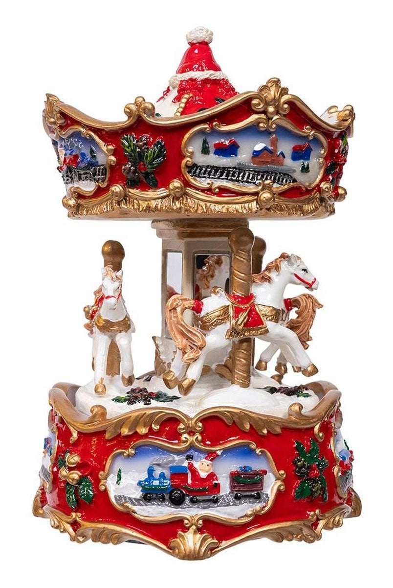 Shop For Kurt Adler 7 - Inch Wind - Up Musical Carousel Table Piece