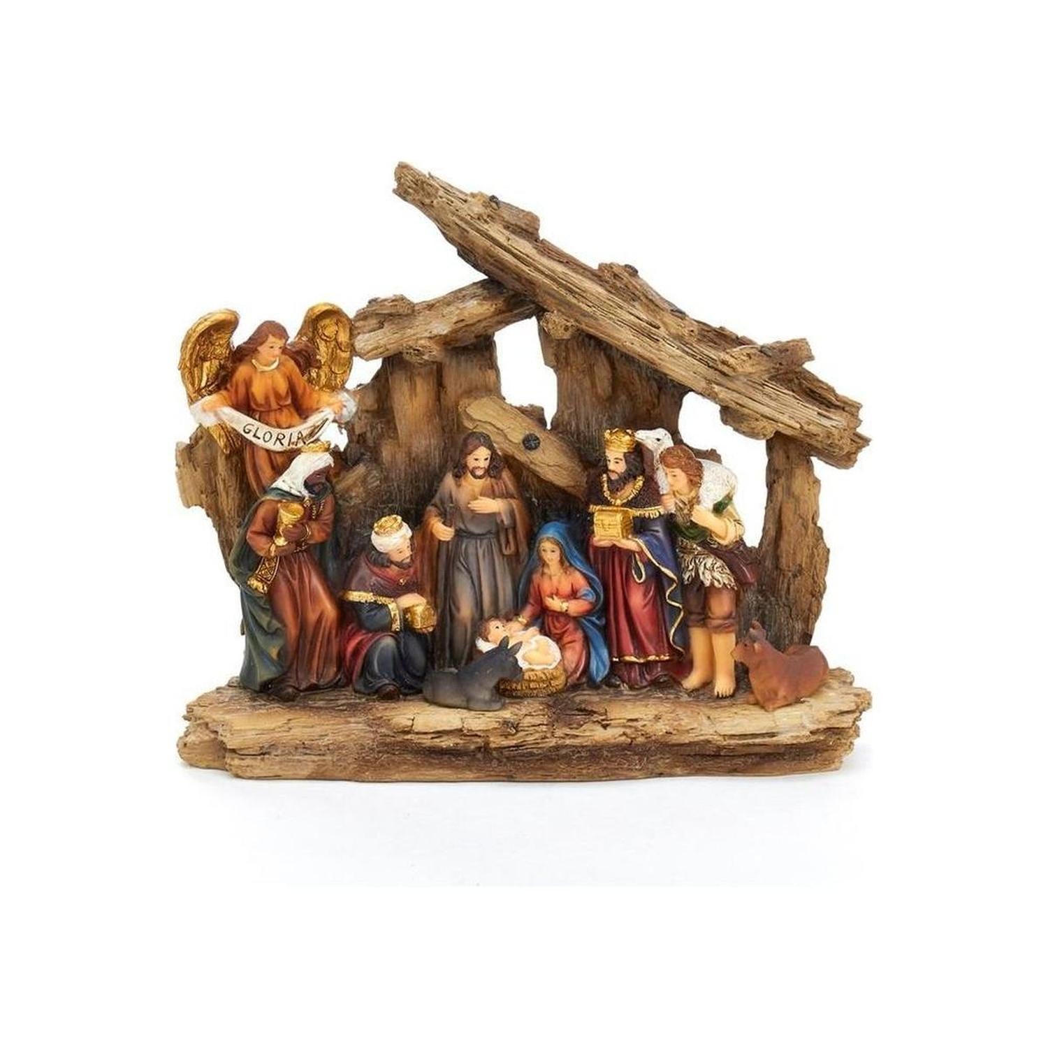 Shop For Kurt Adler 7" Resin Nativity Table Piece, 11 Piece Set
