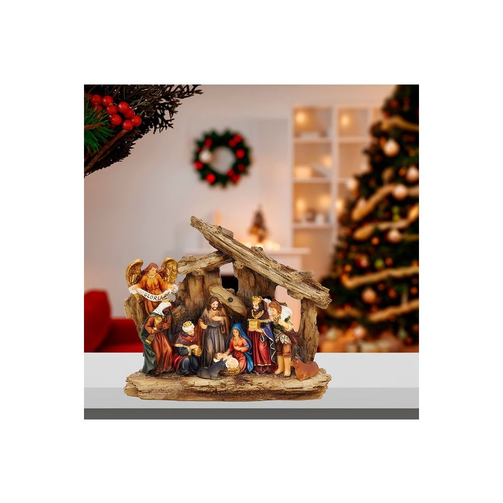 Shop For Kurt Adler 7" Resin Nativity Table Piece, 11 Piece Set