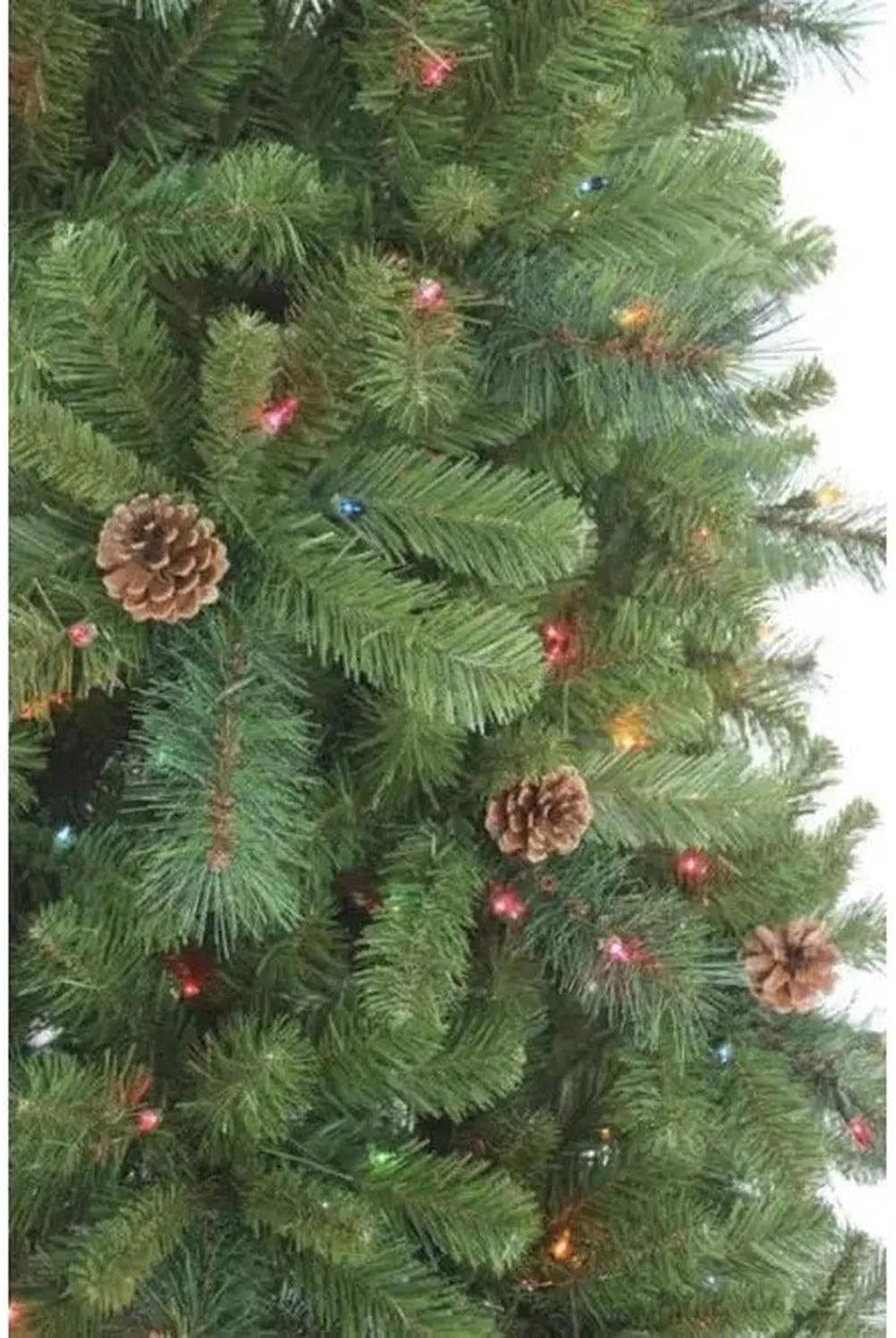 Shop For Kurt Adler 7.5 - Foot Slim Pre - Lit Multi - Color Burlington Tree