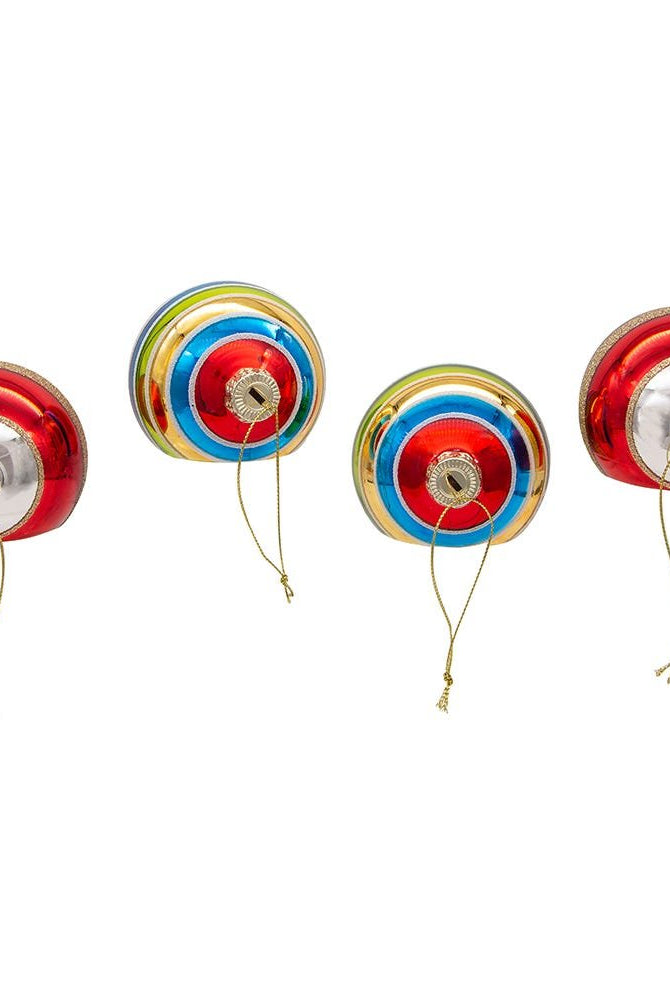 Shop For Kurt Adler 75MM Early Years Glass Ornaments, 4 Piece Set