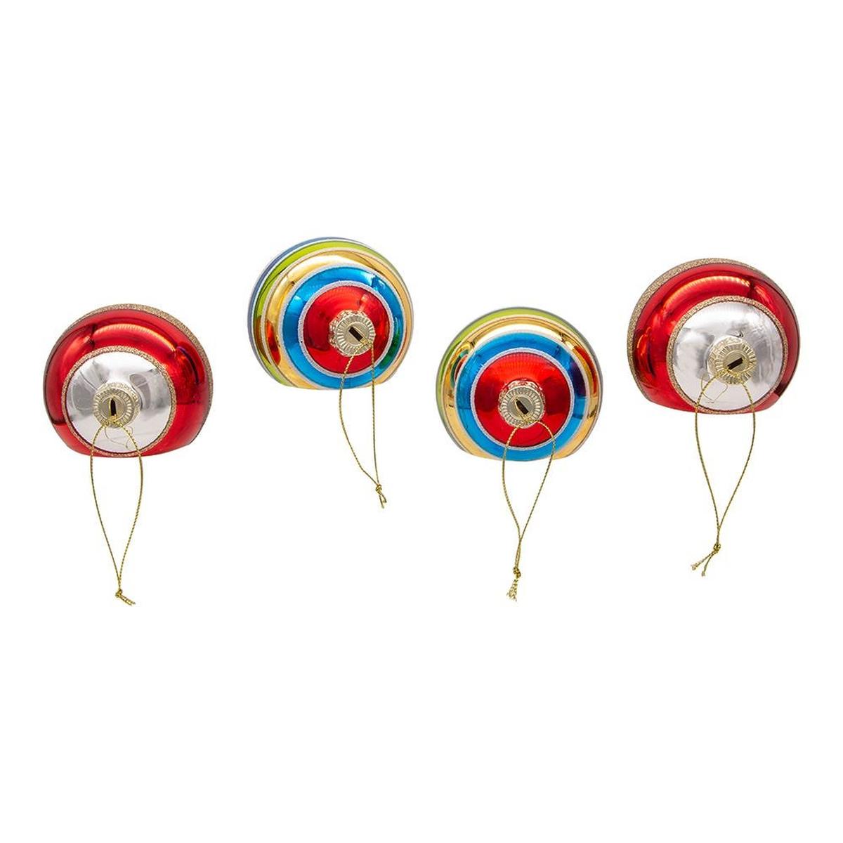 Shop For Kurt Adler 75MM Early Years Glass Ornaments, 4 Piece Set