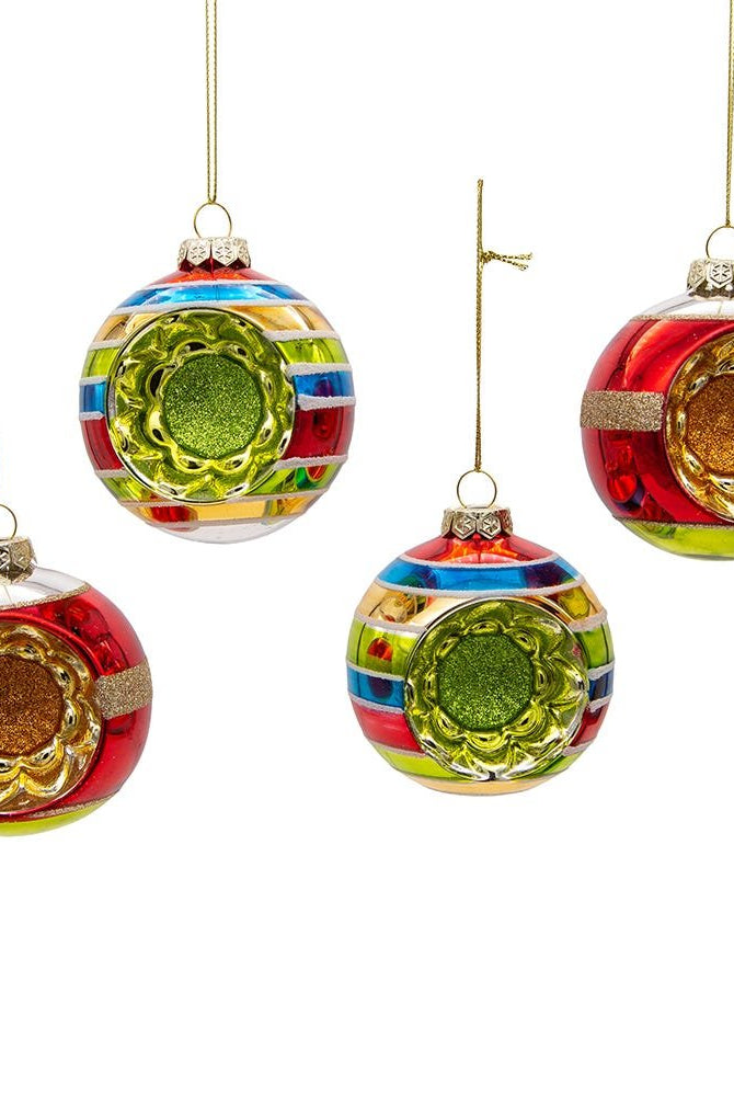 Shop For Kurt Adler 75MM Early Years Glass Ornaments, 4 Piece Set