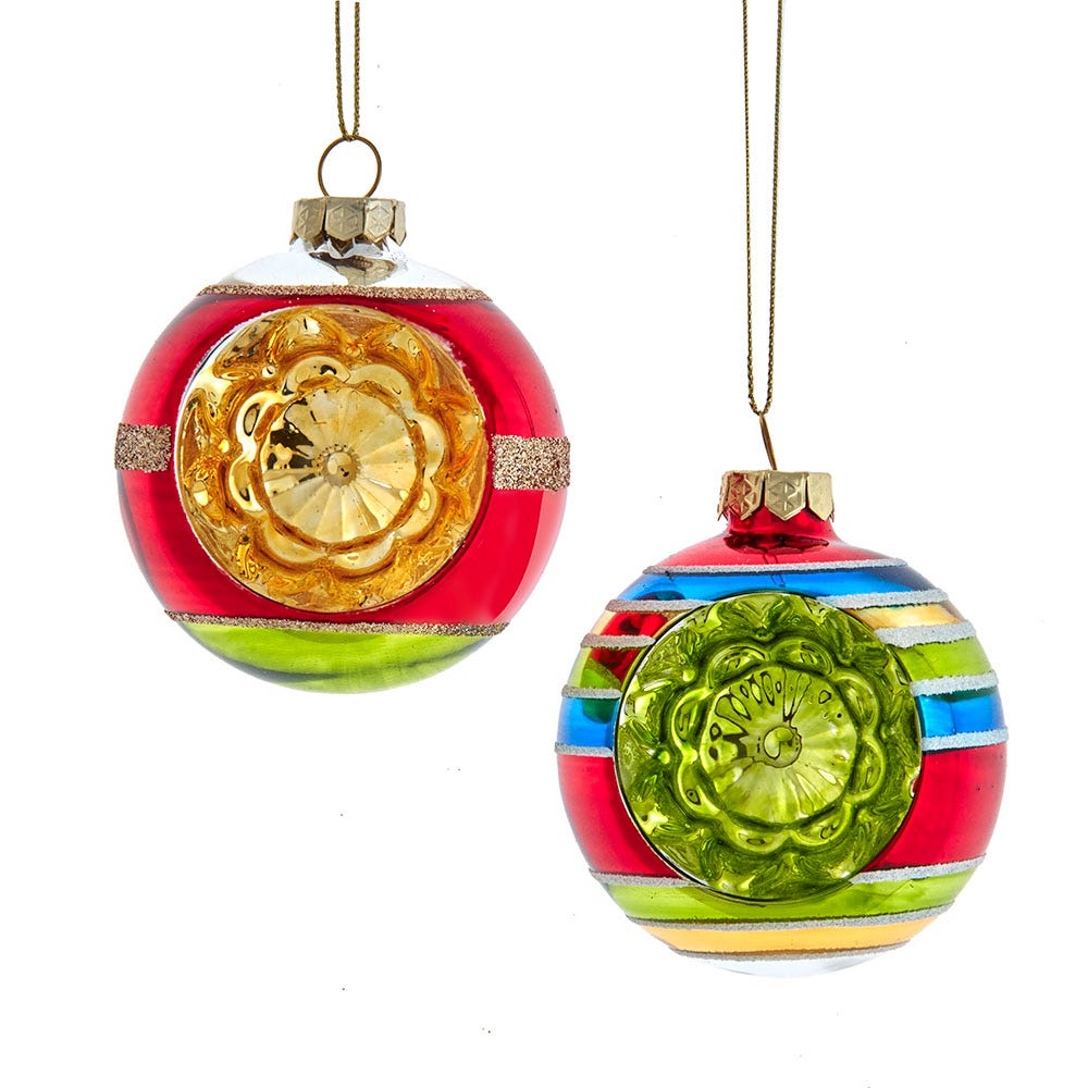 Shop For Kurt Adler 75MM Early Years Glass Ornaments, 4 Piece Set