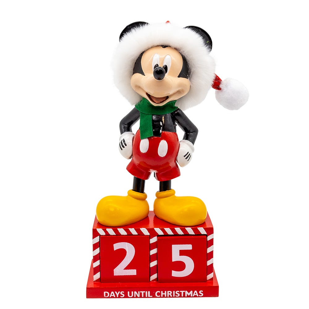 Shop For Kurt Adler 8 - Inch Disney Mickey Mouse Countdown Nutcracker