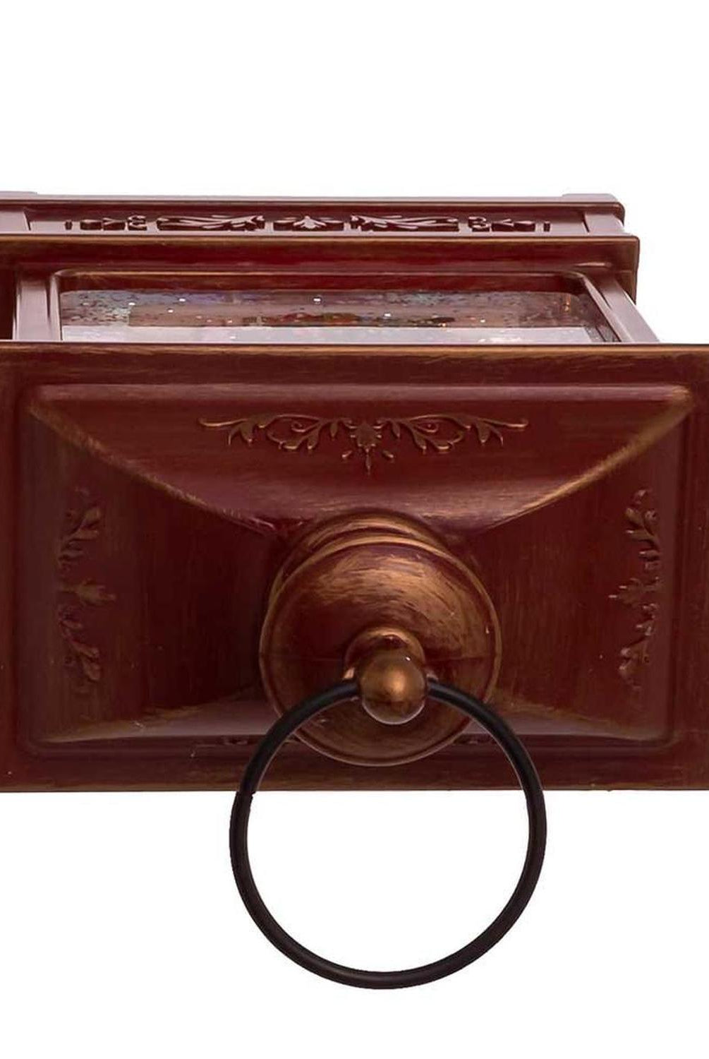 Kurt Adler 8-Inch Nutcracker Swirl Water Lantern