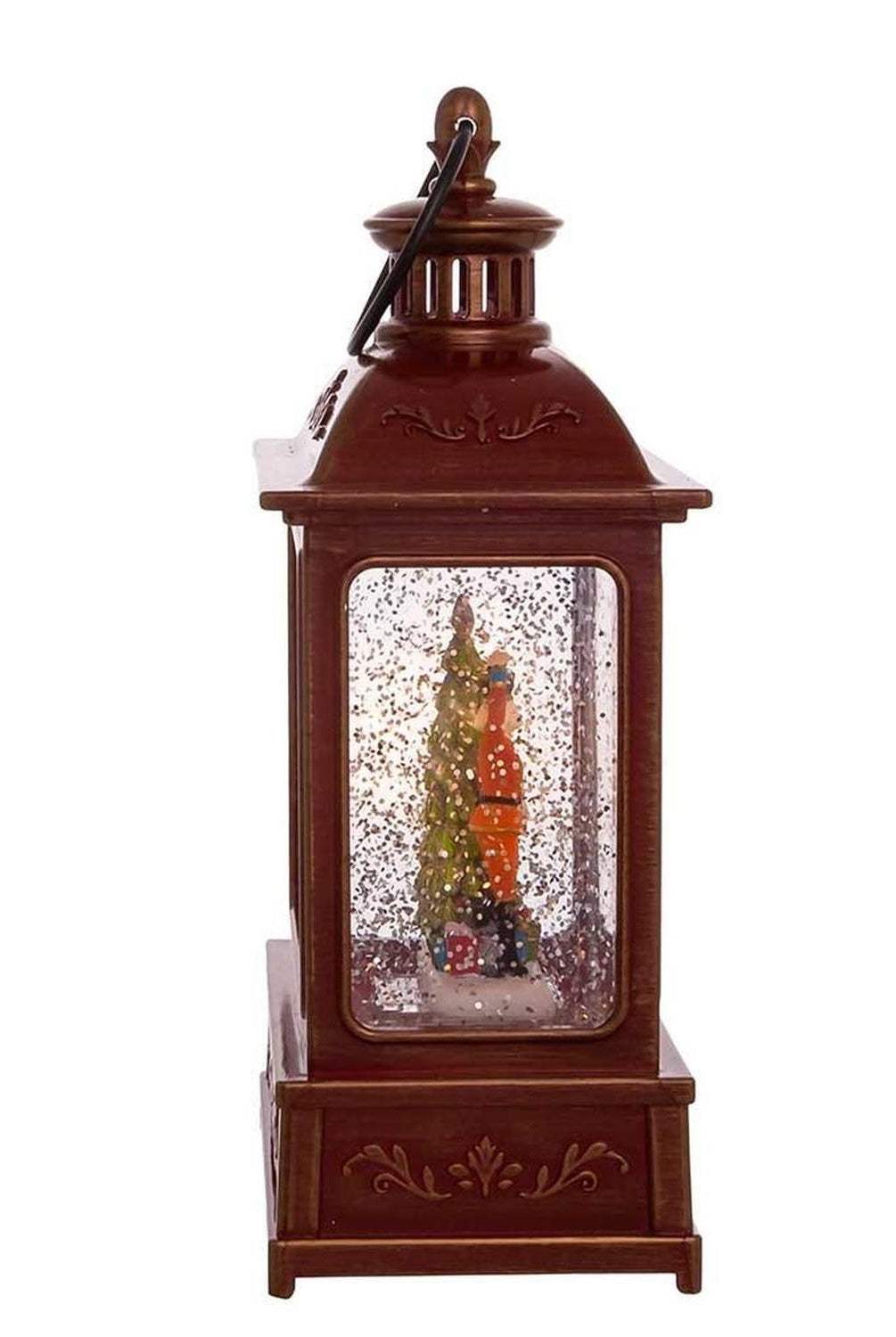 Kurt Adler 8-Inch Nutcracker Swirl Water Lantern