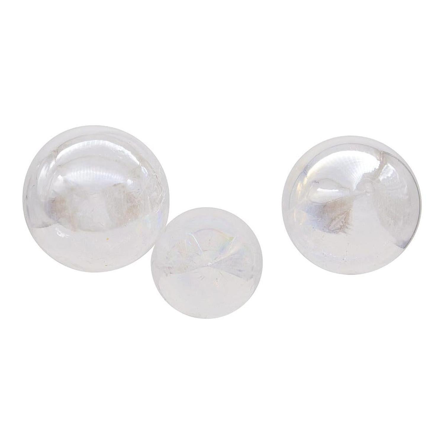 Shop For Kurt Adler 80MM Clear Iridescent Ball, Onion and Teardrop Ornaments, 3 Piece Set