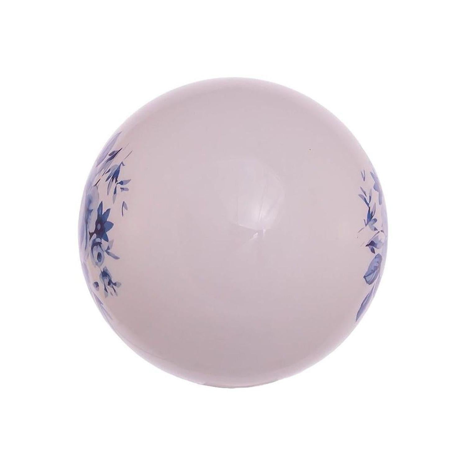 Shop For Kurt Adler 80MM Delft Blue Shiny Glass Ball Ornaments, 6 - Piece Set