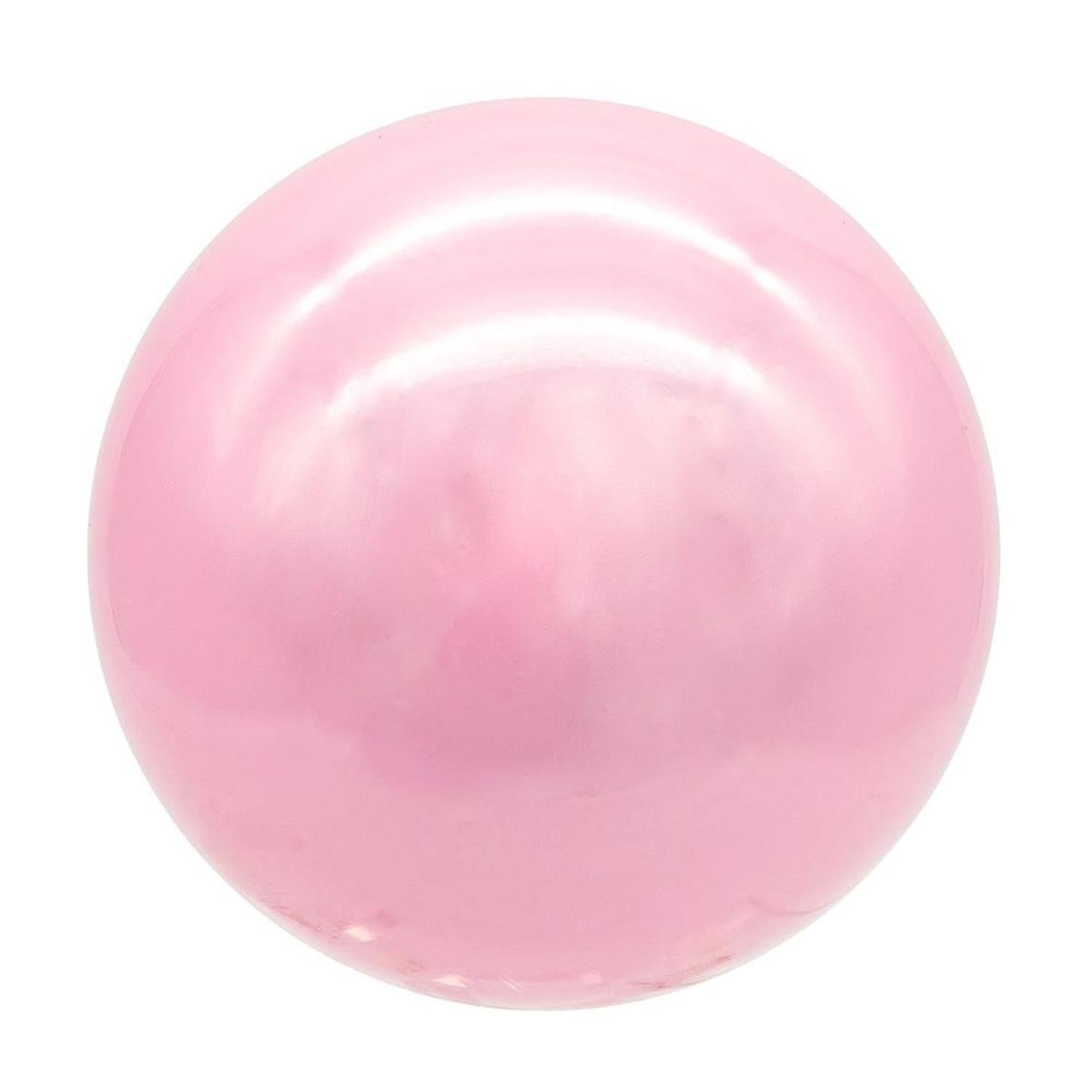Kurt Adler 80MM Glass Pearlized Pink Ball Ornaments
