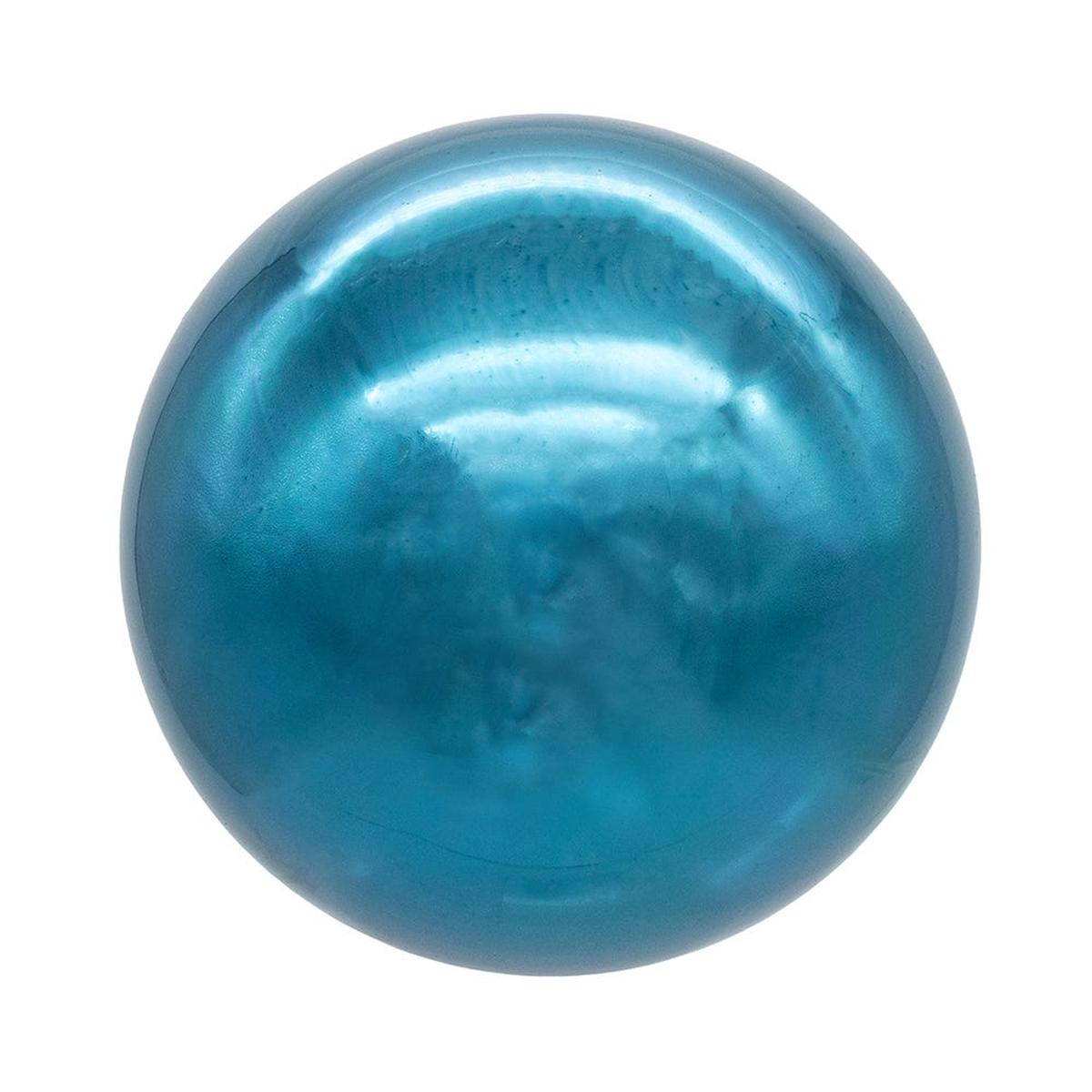 Shop For Kurt Adler 80MM Glass Shiny Teal Ball Ornaments, (Set of 6)