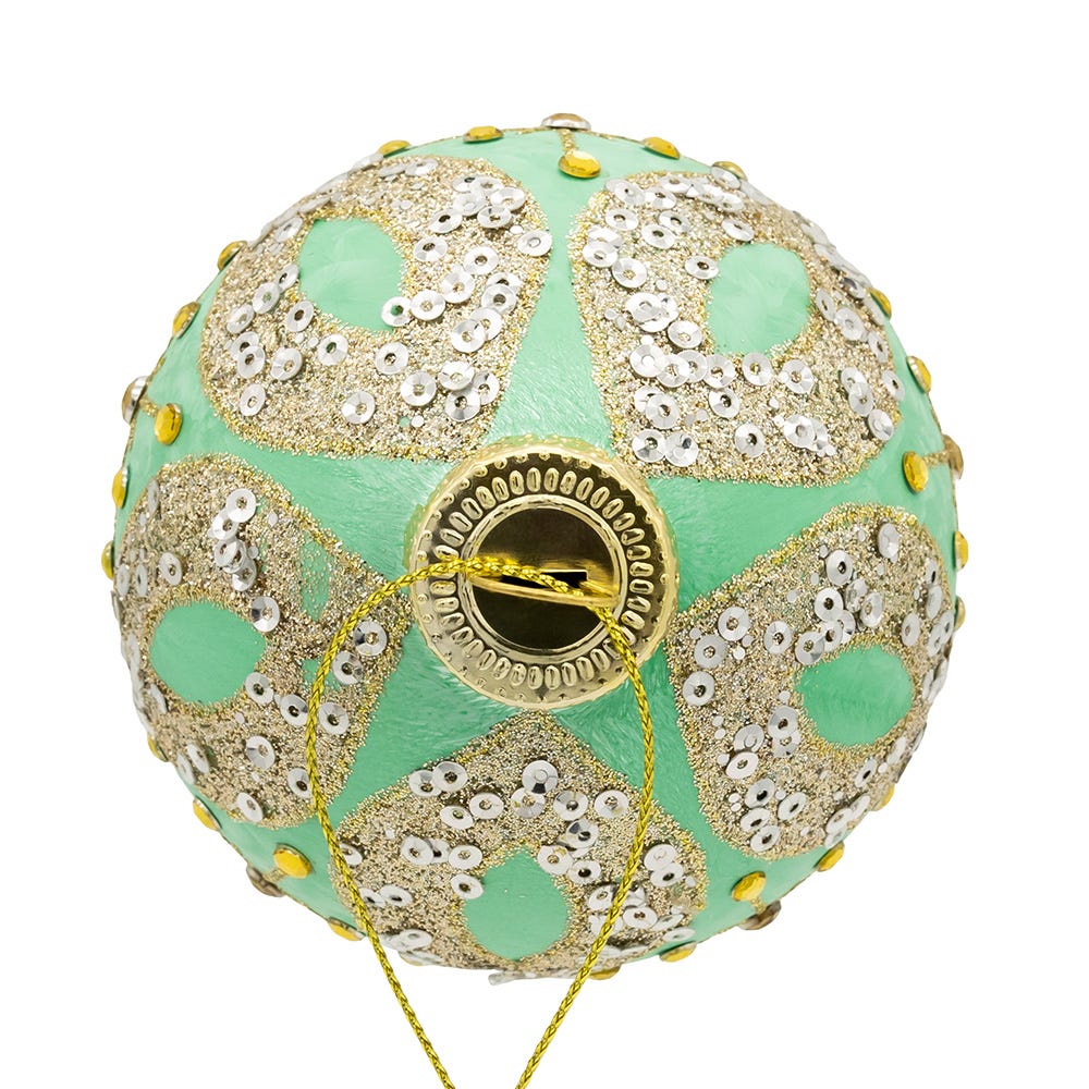 Shop For Kurt Adler 80MM Glass Teal and Blue Glass Ornaments, 6 - Piece Box