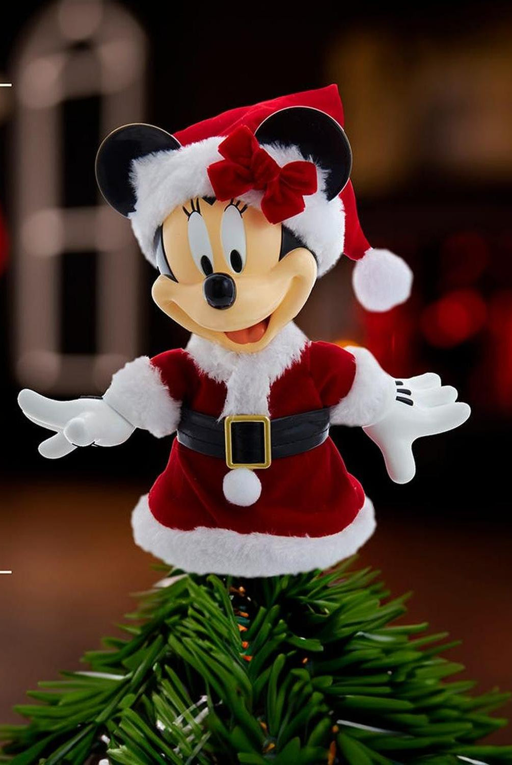 Kurt Adler 8.5-Inch Disney Minnie Mouse Tree Topper