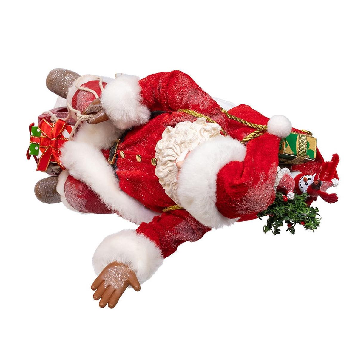 Shop For Kurt Adler 8.5 - Inch Fabriché Santa on Sled