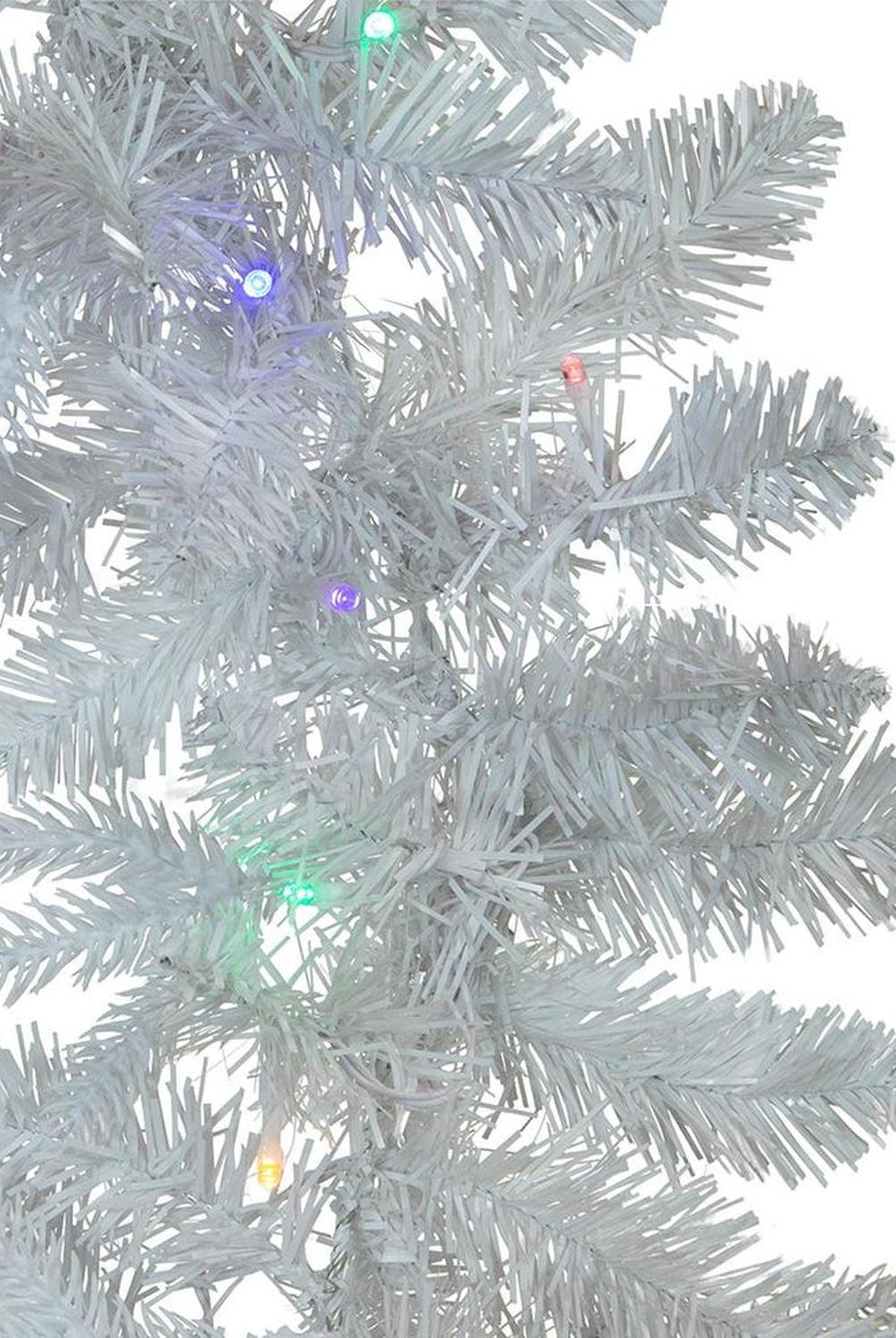 Kurt Adler 9-Foot Pre-Lit Multi-Colored LED Jackson White Pine Garland