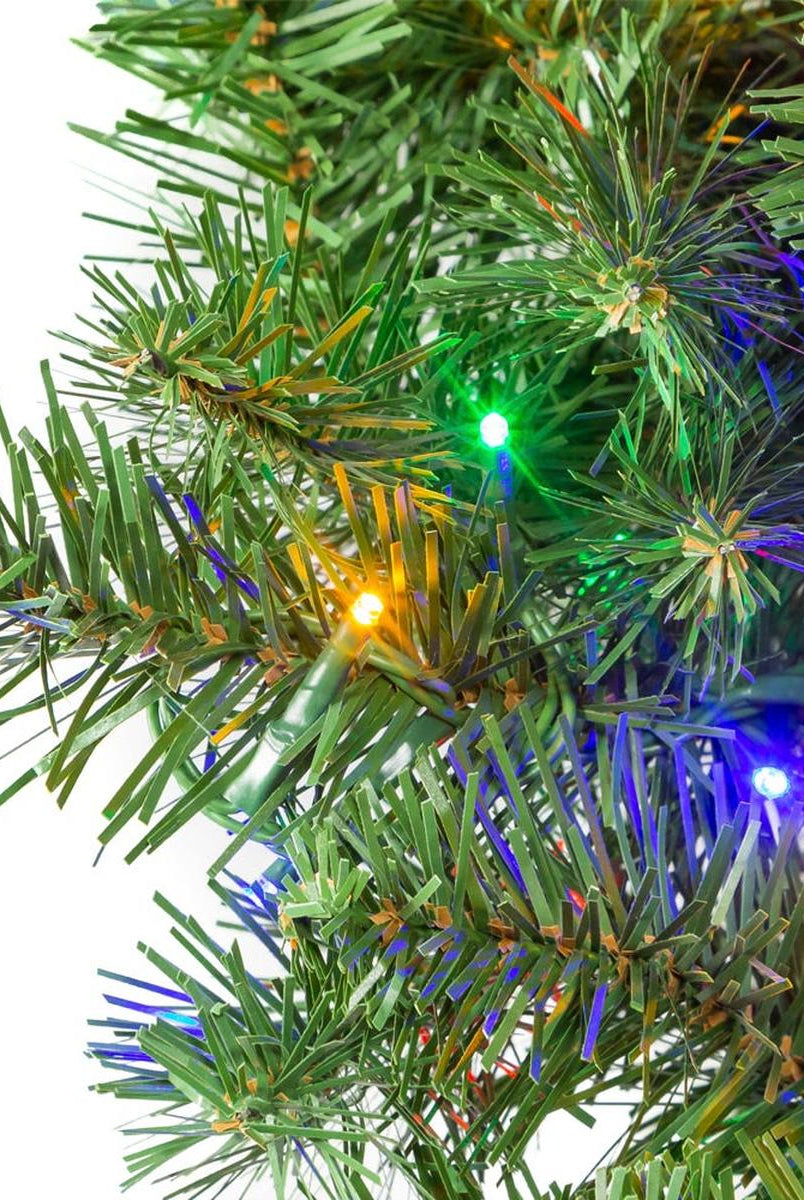 Shop For Kurt Adler 9 - Foot Pre - lit Multicolored LED Noble Fir Garland