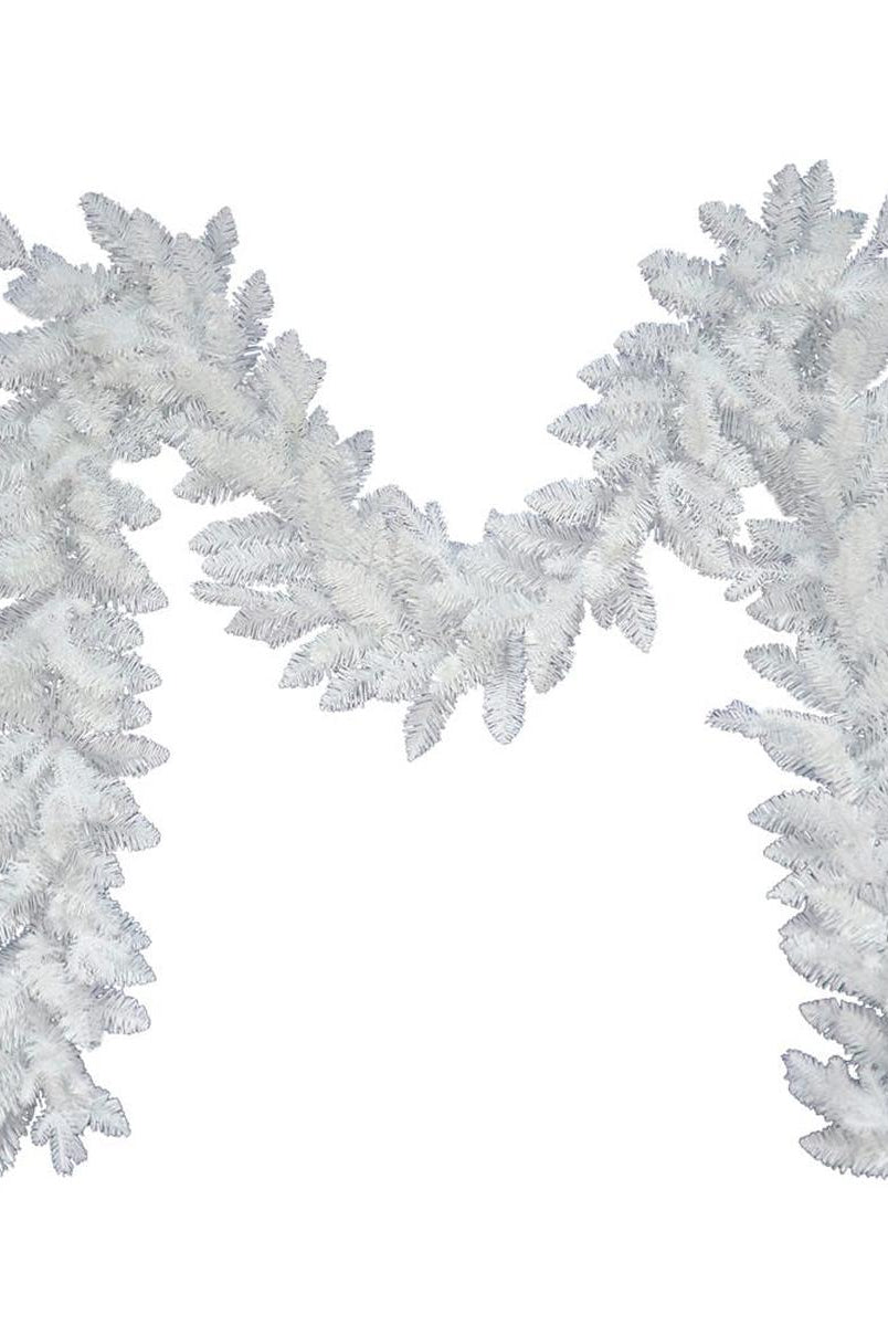 Shop For Kurt Adler 9 - Foot Unlit Jackson White Pine Garland