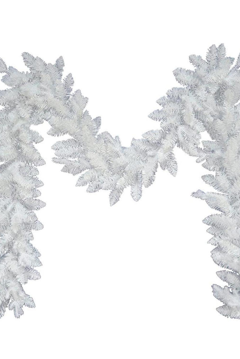 Kurt Adler 9-Foot Unlit Jackson White Pine Garland