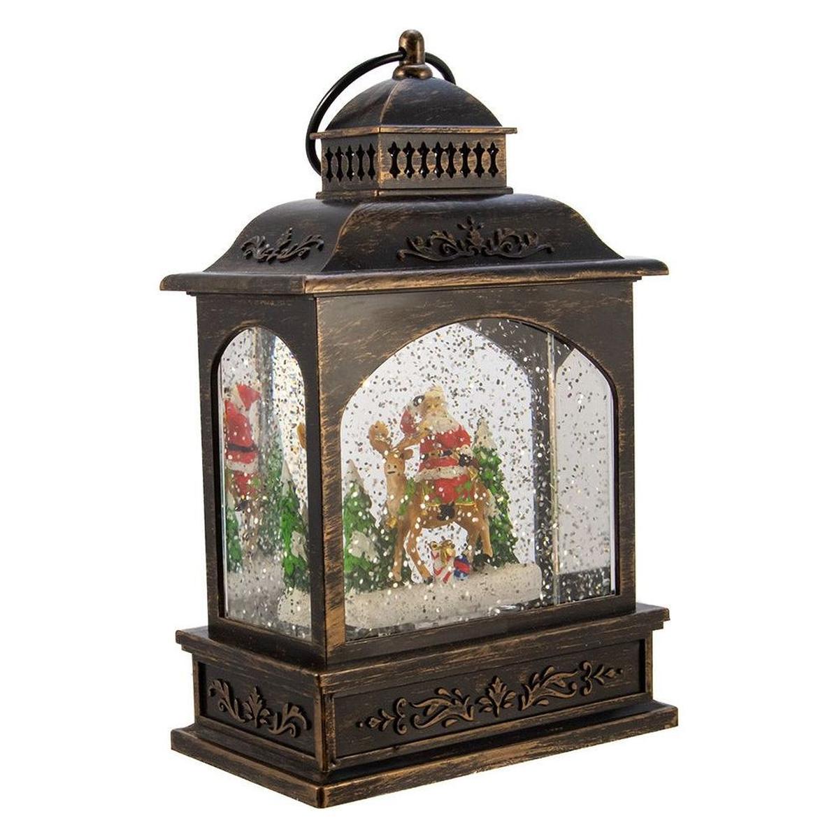 Shop For Kurt Adler 9 - Inch LED Santa Lantern with Motion