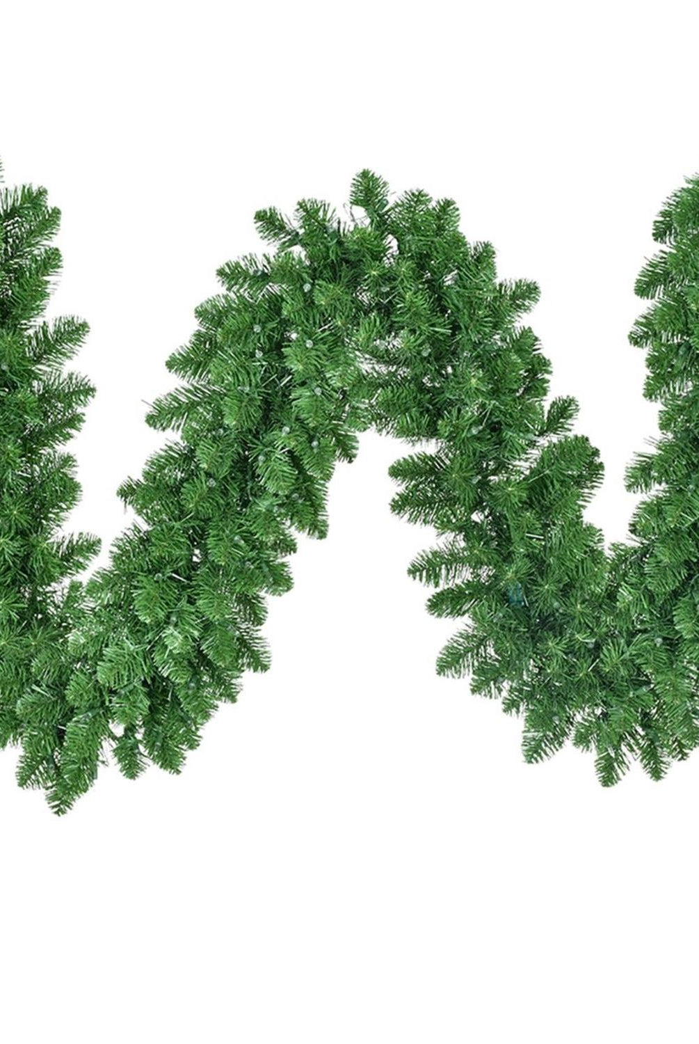 Kurt Adler 9' Prelit Clear LED Vanderbilt Garland