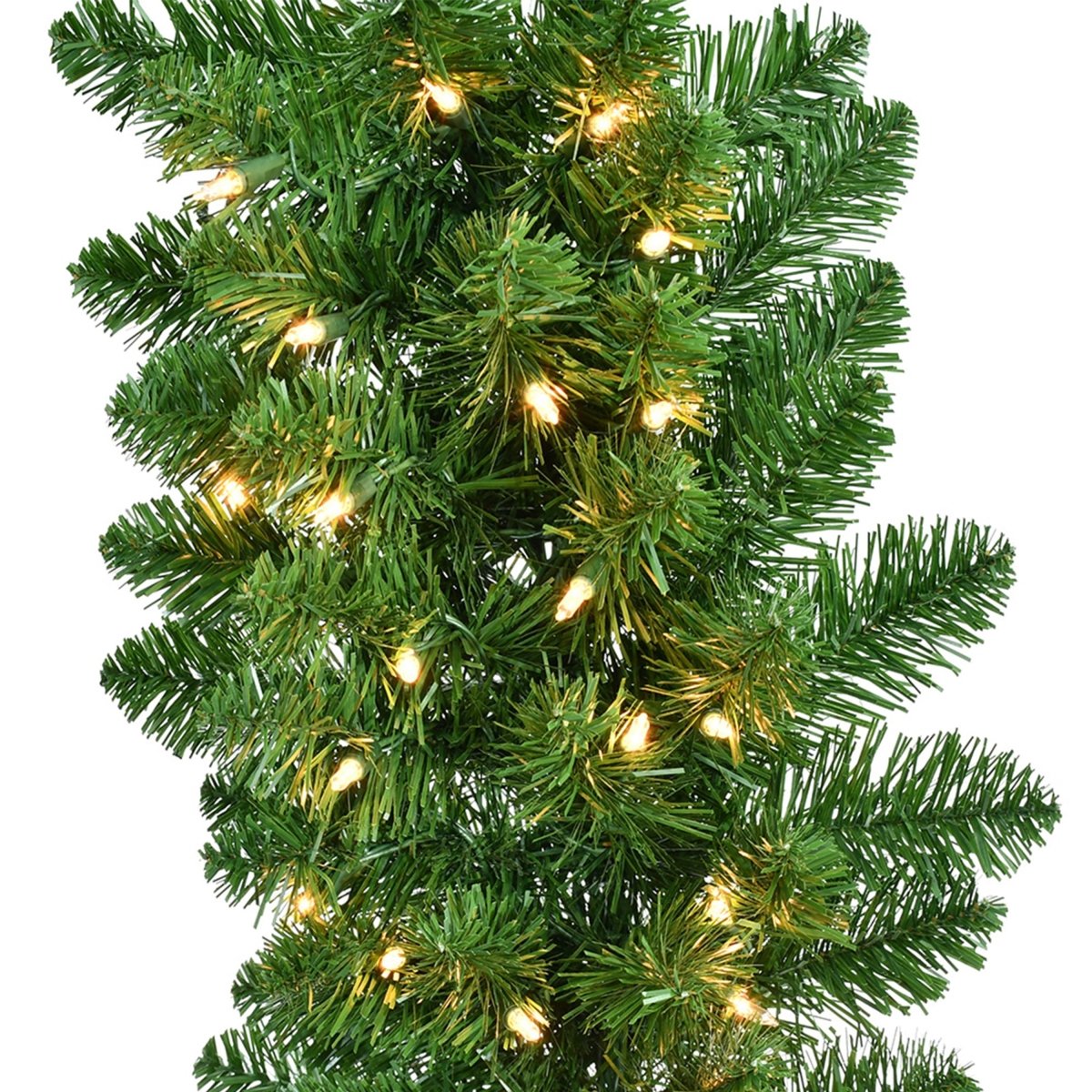 Shop For Kurt Adler 9' Prelit Clear LED Vanderbilt Garland