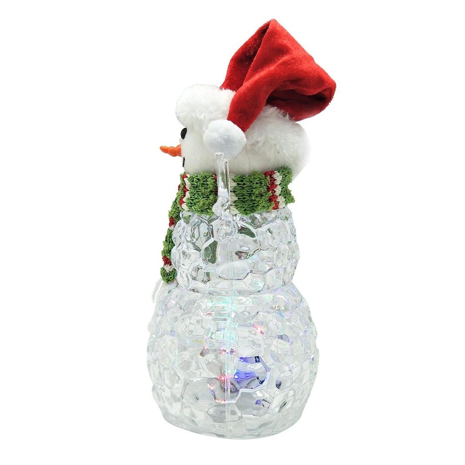 Kurt Adler 9.45-Inch Light-Up Snowman Table Piece