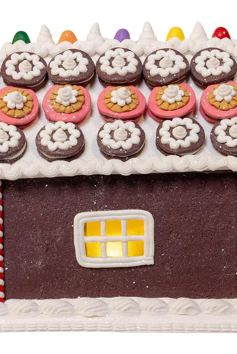 Kurt Adler 9.5-Inch LED Gingerbread Cookie House