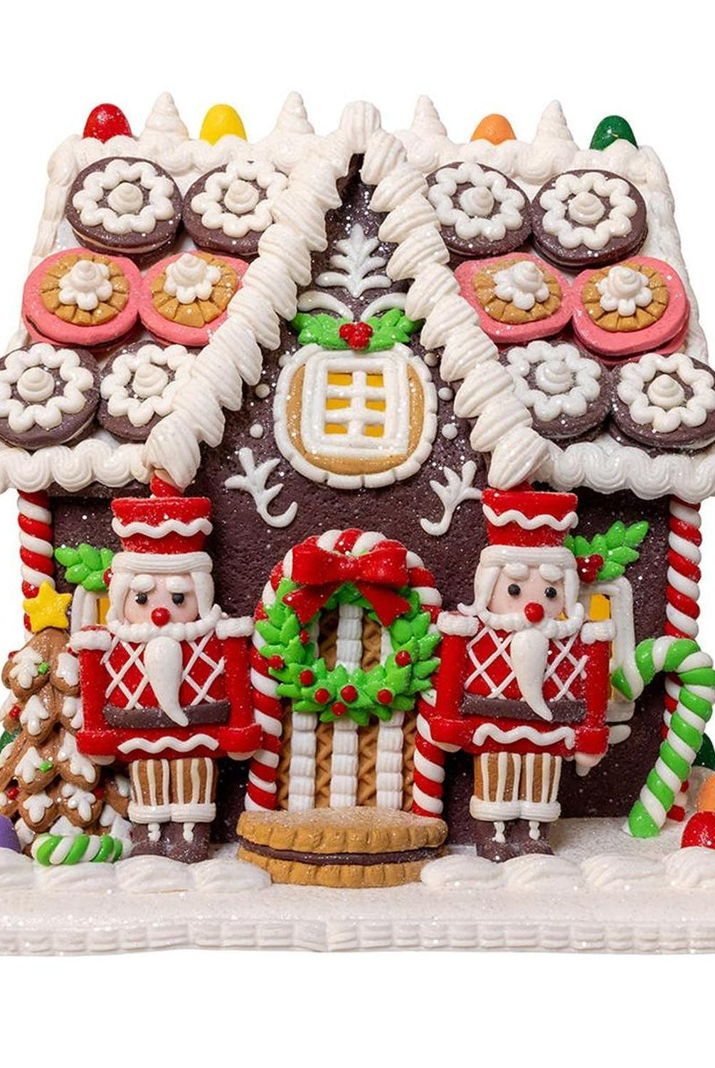 Kurt Adler 9.5-Inch LED Gingerbread Cookie House
