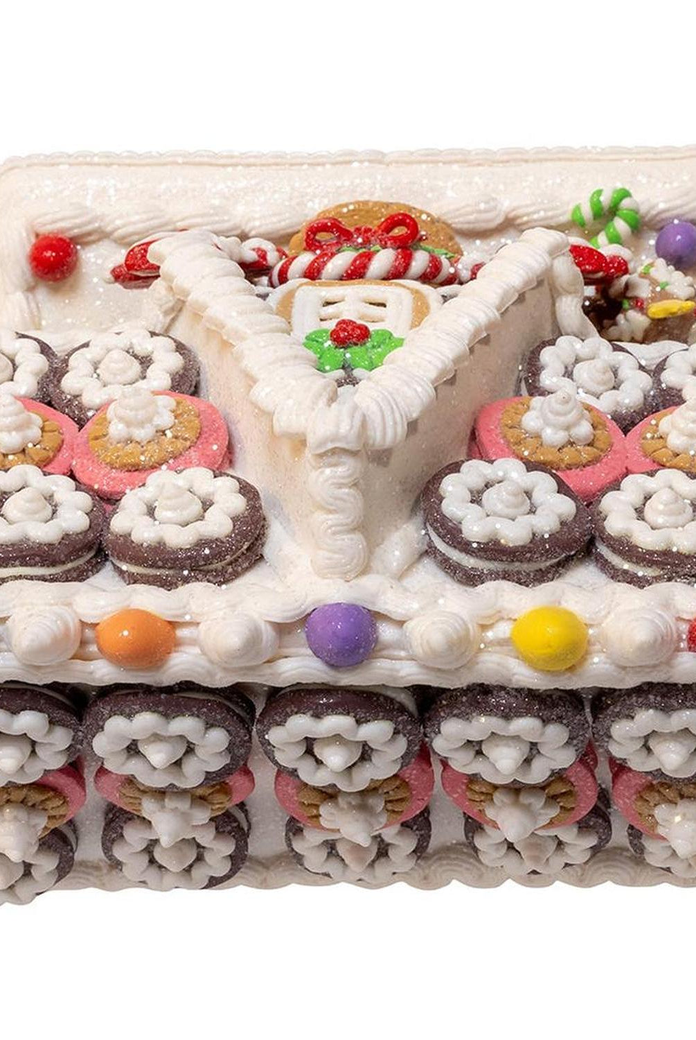 Kurt Adler 9.5-Inch LED Gingerbread Cookie House