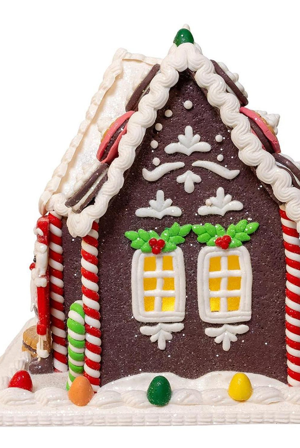Kurt Adler 9.5-Inch LED Gingerbread Cookie House