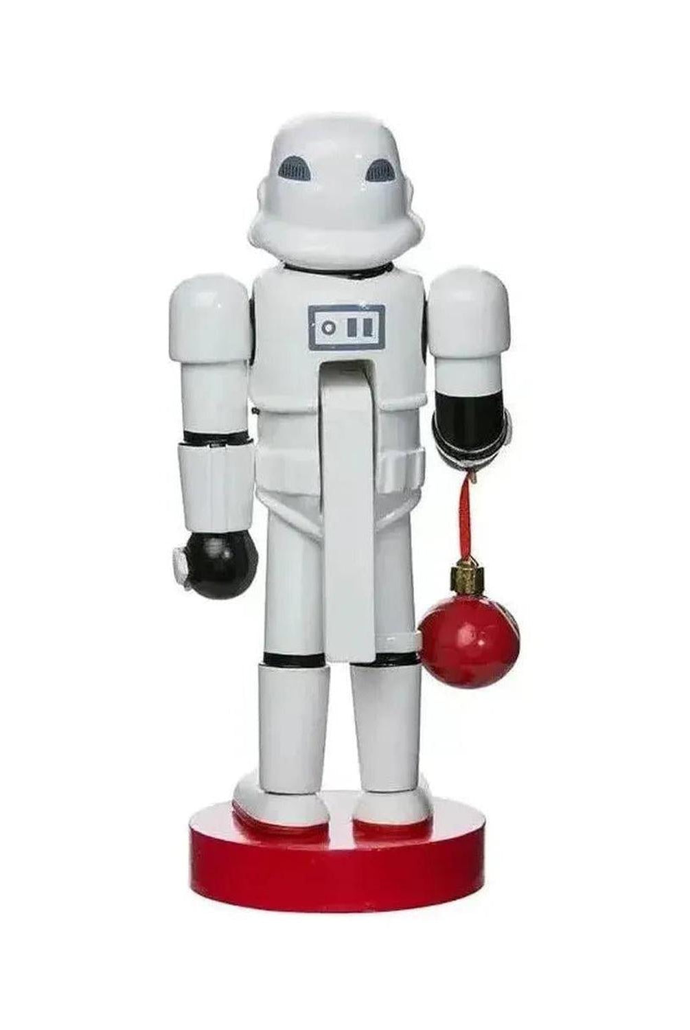 Kurt Adler 9.5" Stormtrooper with Ball Ornament Nutcracker