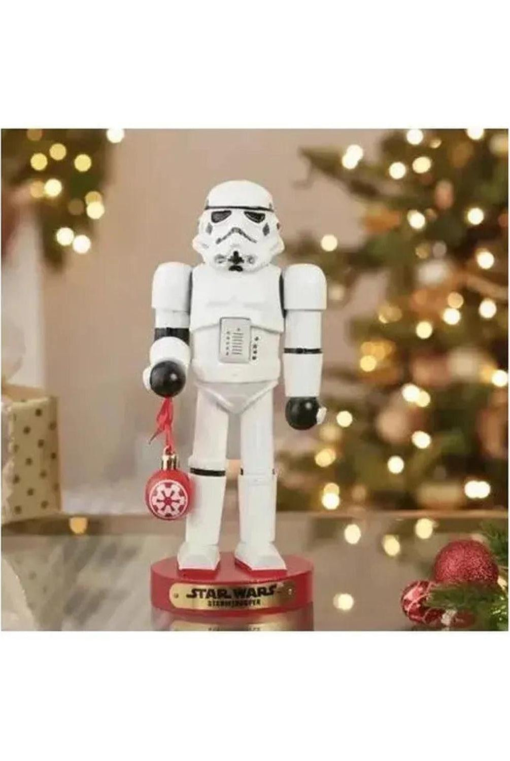 Kurt Adler 9.5" Stormtrooper with Ball Ornament Nutcracker