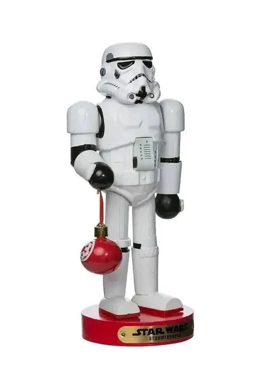 Kurt Adler 9.5" Stormtrooper with Ball Ornament Nutcracker