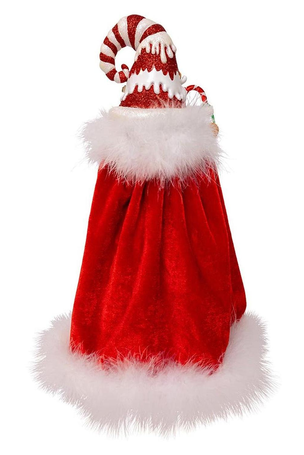 Kurt Adler delightful 15-Inch Gingerbread Candy Santa Nutcracker